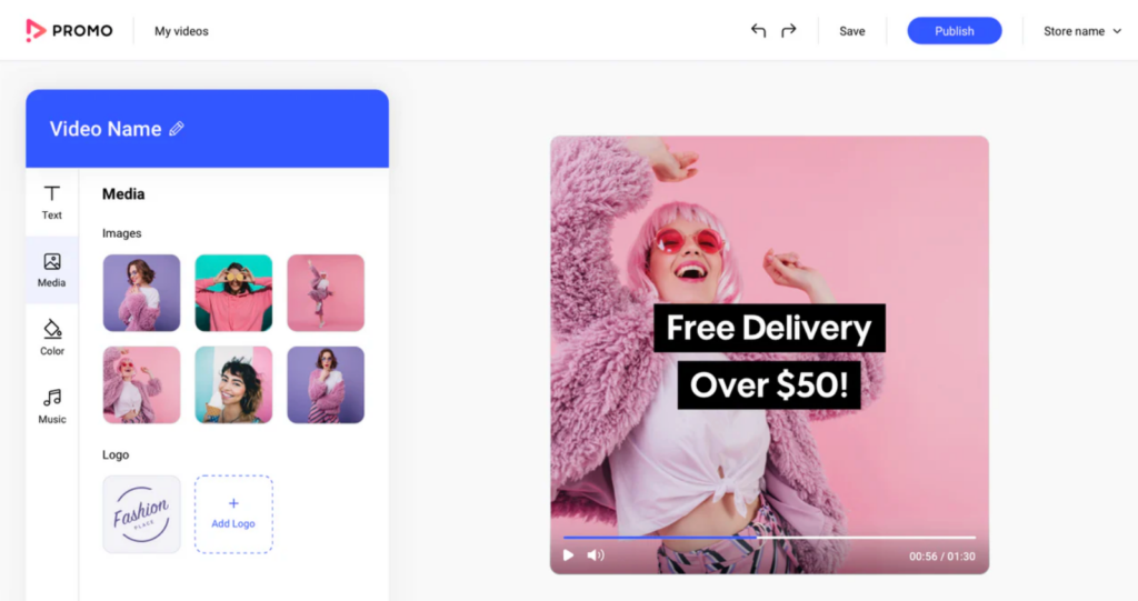 4. Promo.com: The All-in-One Video Marketing Hub